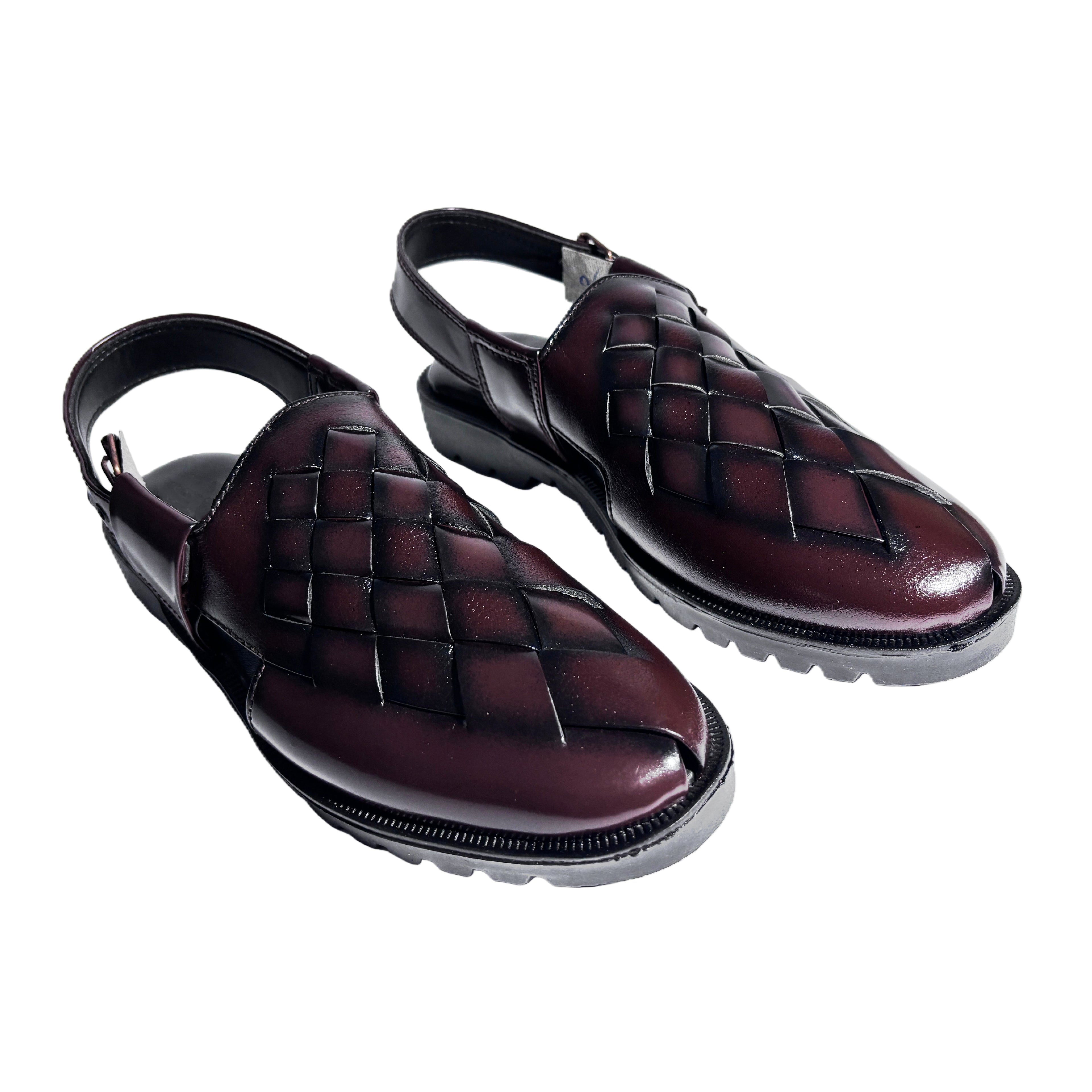 Woven Peshawari Chappal - Men