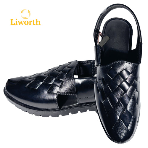 Woven Peshawari Chappal - Men