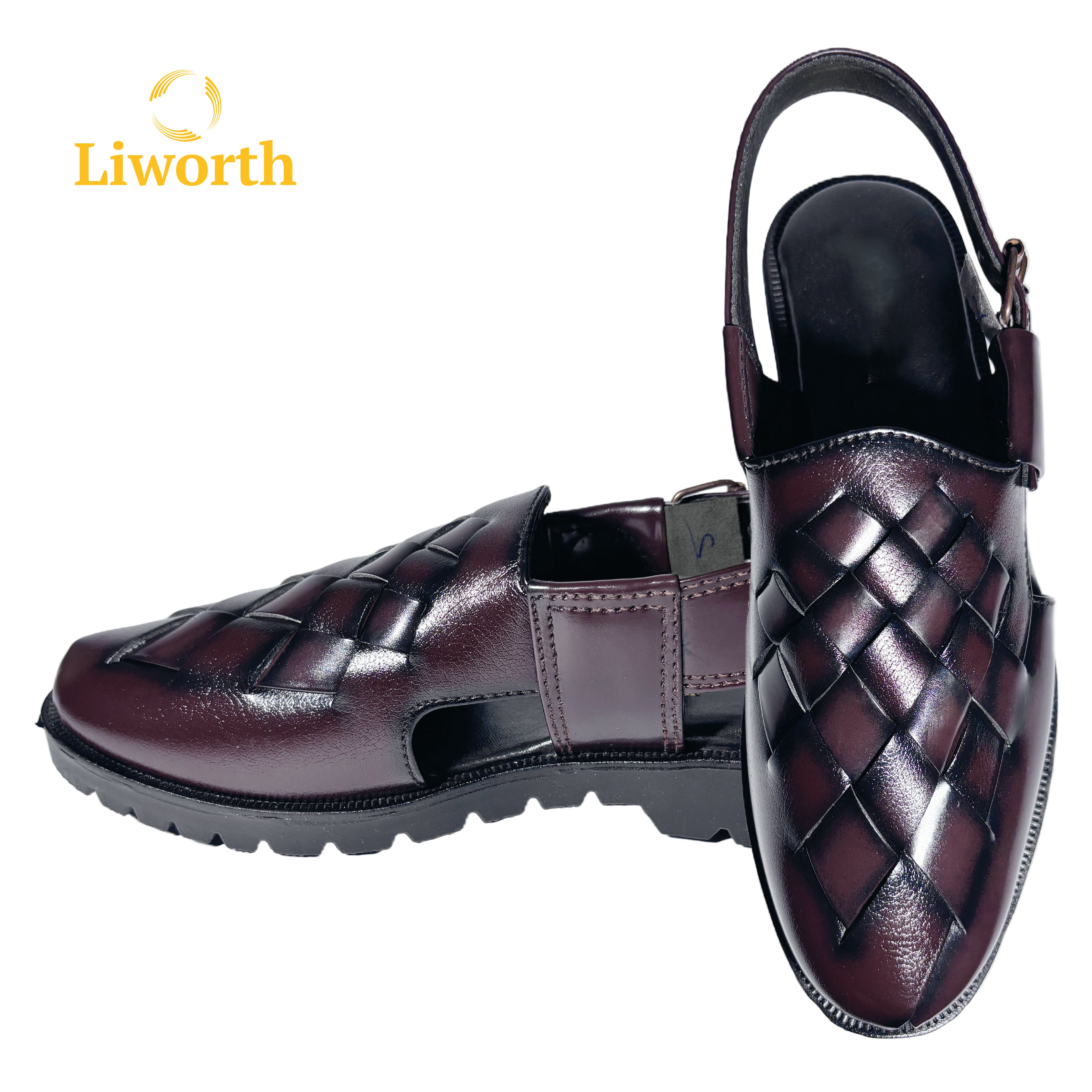 Woven Peshawari Chappal - Men